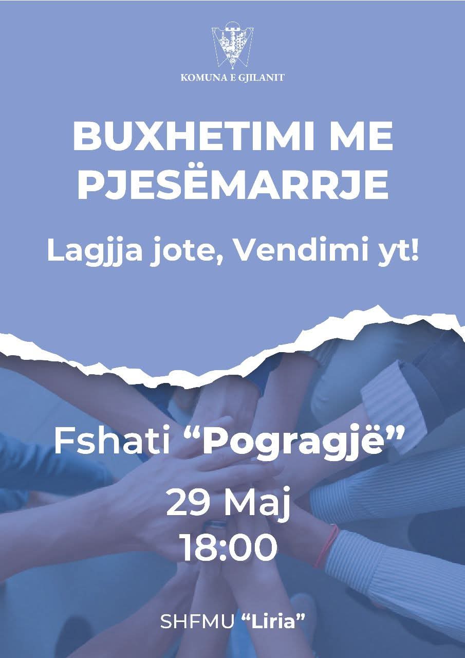 📢Buxhetimi me Pjesëmarrje po vazhdon me votimin e projektit apo fazën e dytë.