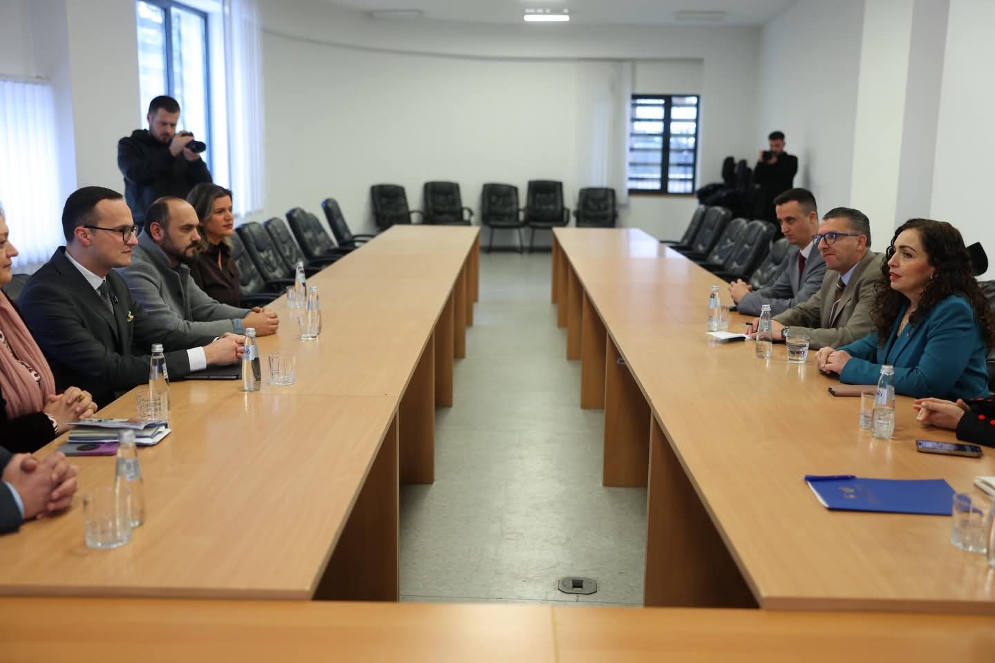 Kryetari Alban Hyseni, priti presidenten e Kosovës, Vjosa Osmanin